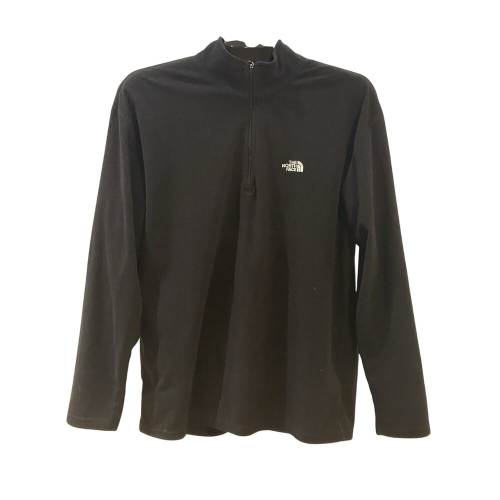 The North Face Black 1/4 Zip Jacket Men's size L